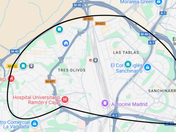 Zona de Montecarmelo, Mirasierra.